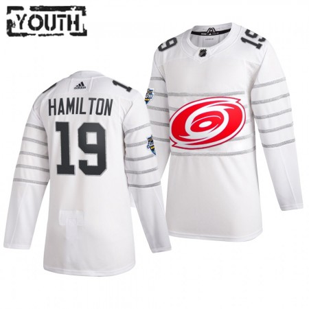 Camisola Carolina Hurricanes Dougie Hamilton 19 Cinza Adidas 2020 NHL All-Star Authentic - Criança